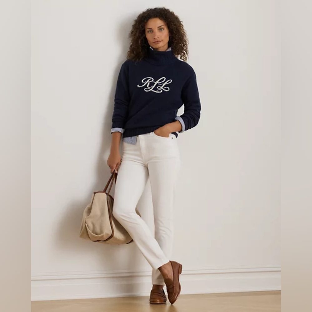 NWT Lauren Ralph Lauren Jeans White Wash